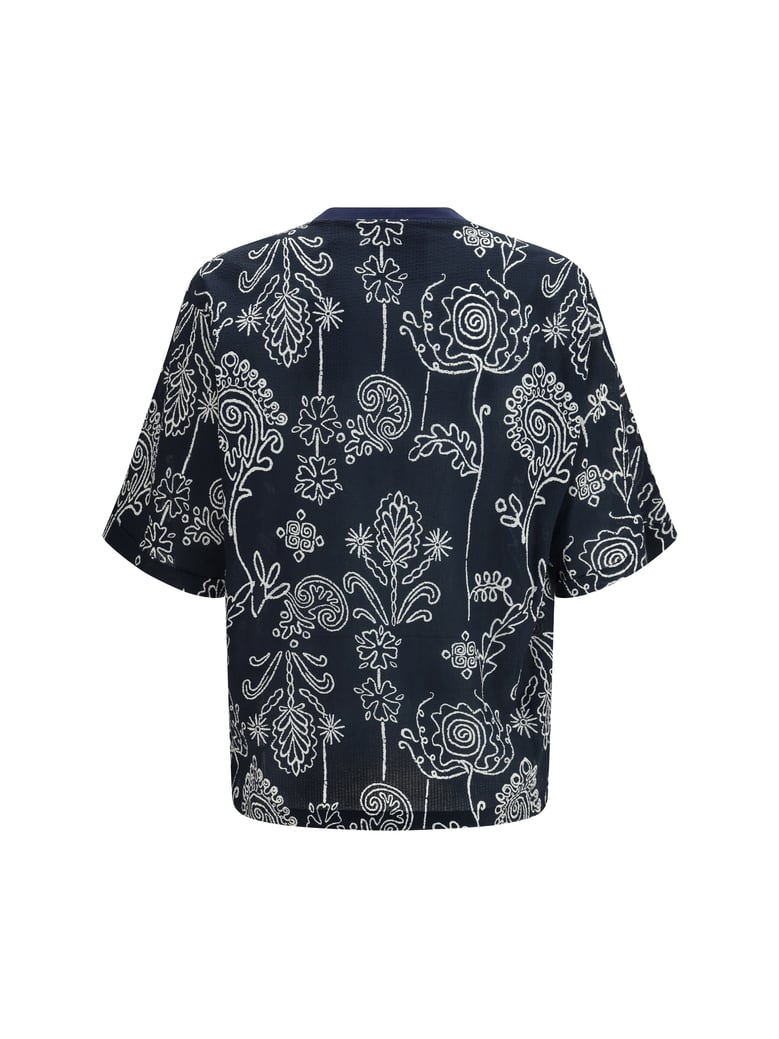 cotton t-shirt peacoat by Selfnex