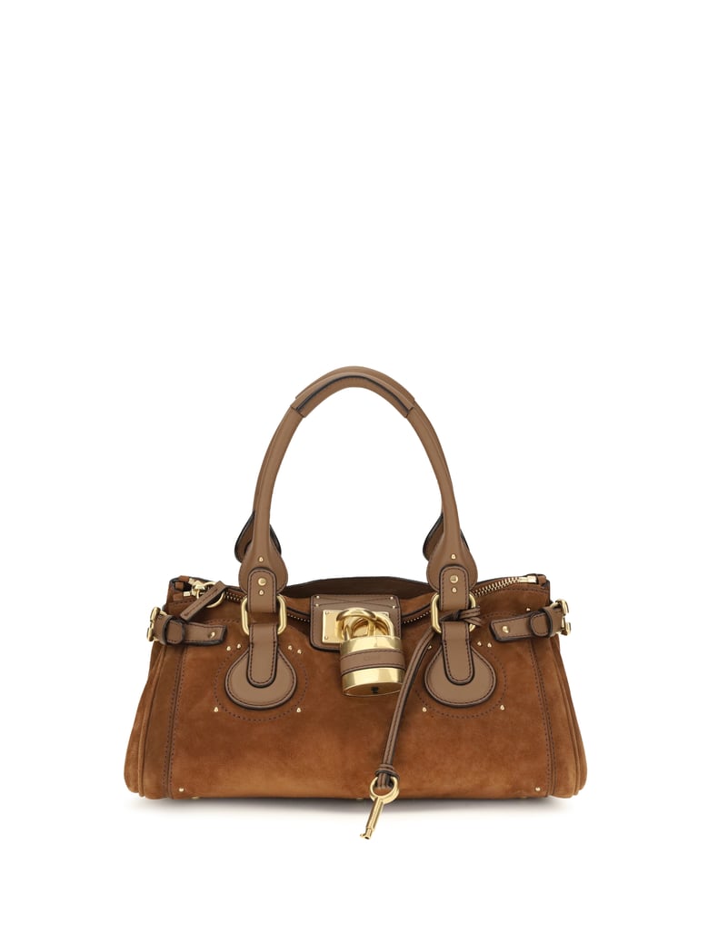 handbag paddington suede vintage brown by Selfnex