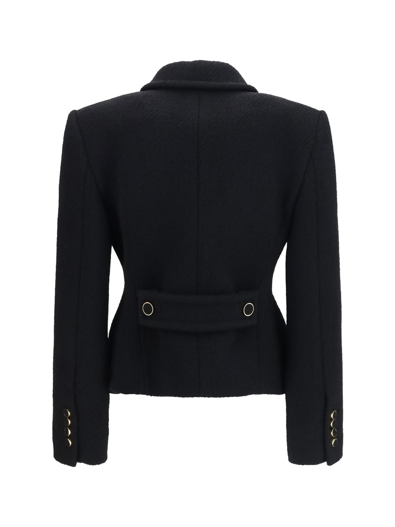 blazer cropped single-breasted black by Selfnex