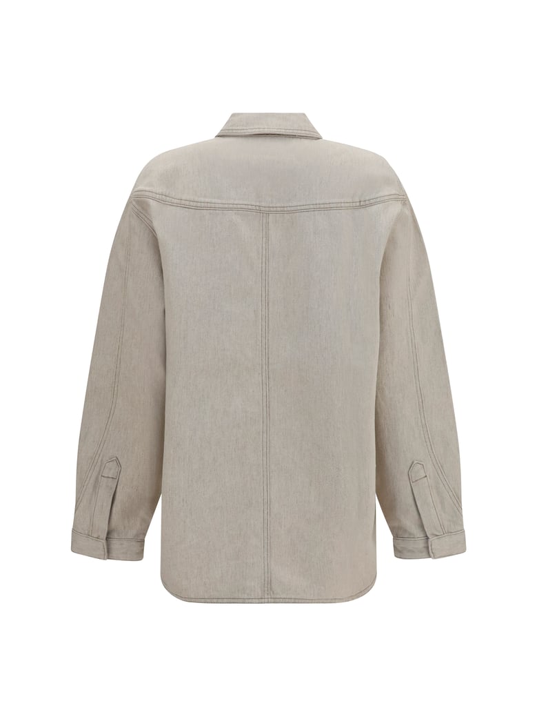 denim shirt amelo-de-nîmes light beige by Selfnex