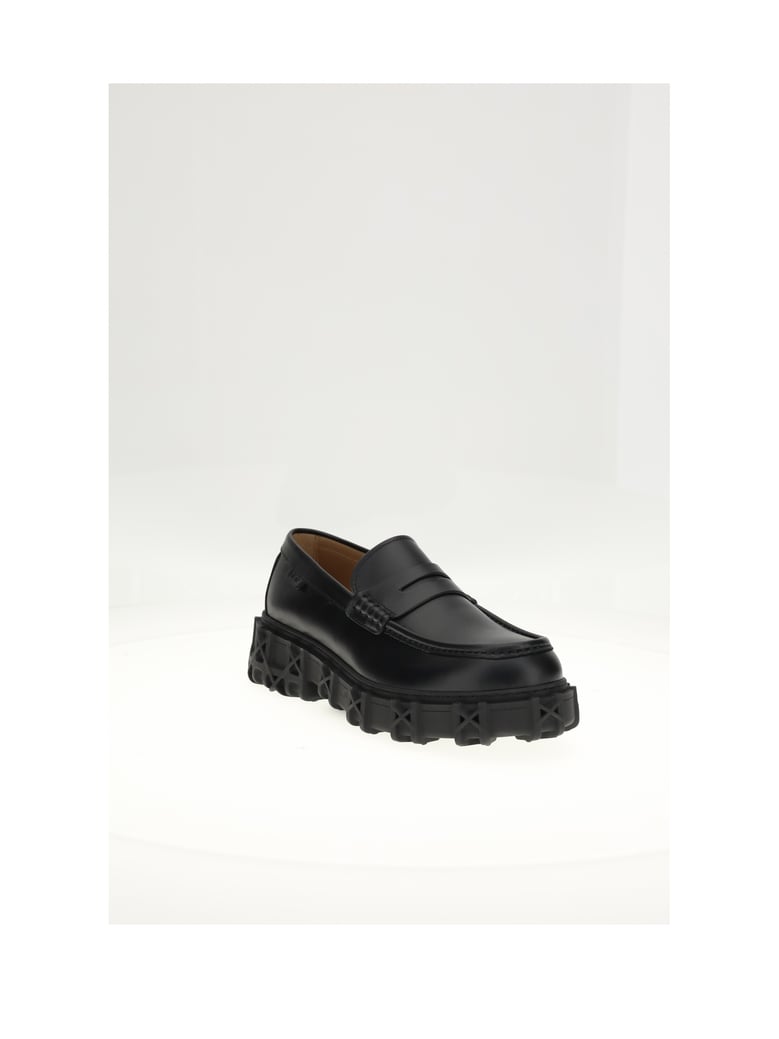 loafers calf leather black by Selfnex