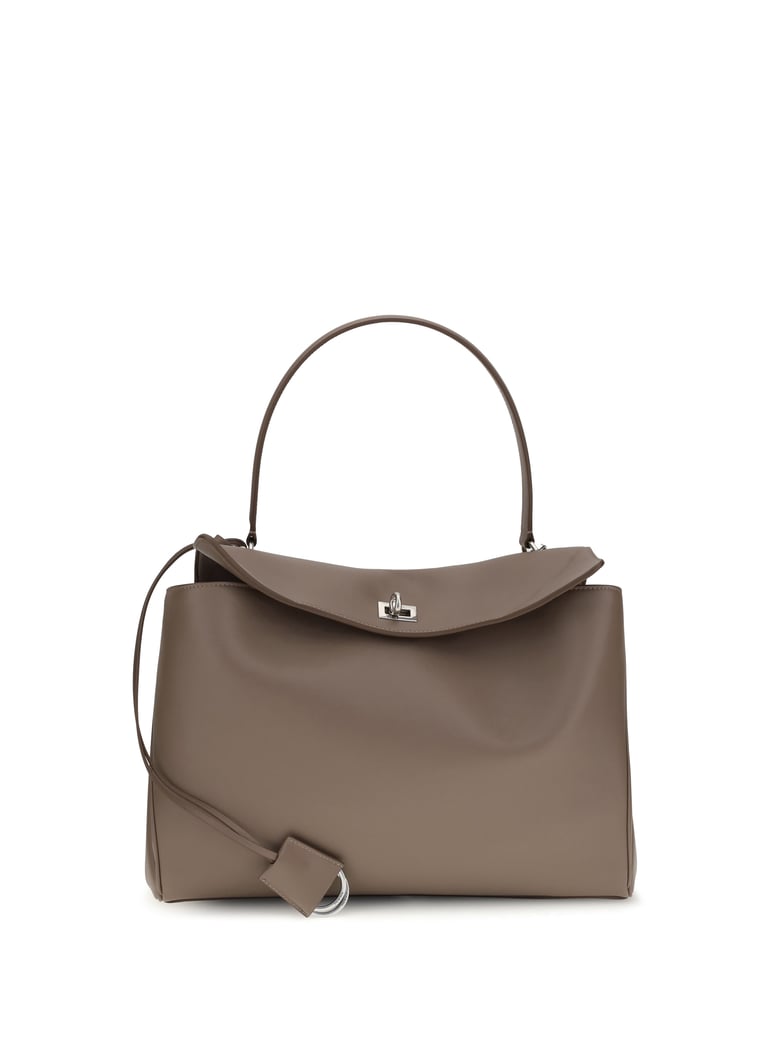 shoulder bag rodeo calf leather taupe by Selfnex
