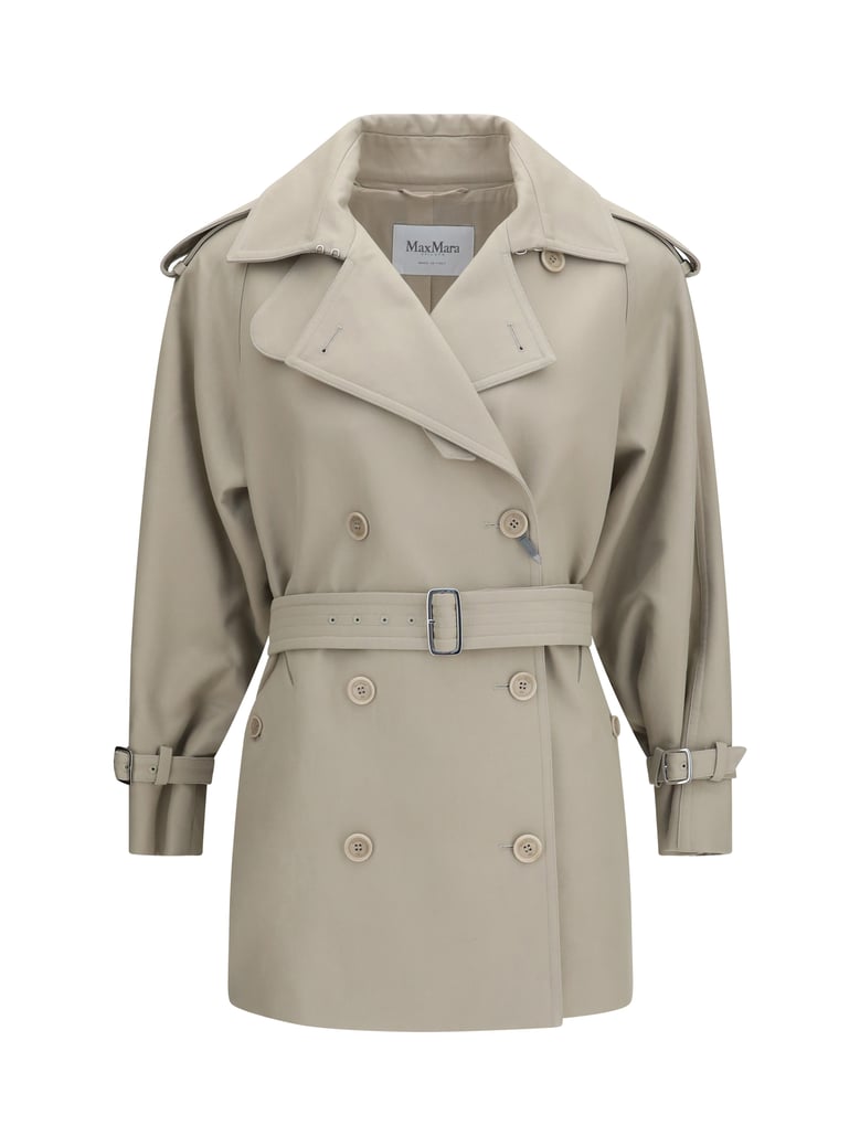 trench coat short cotton sand by Selfnex