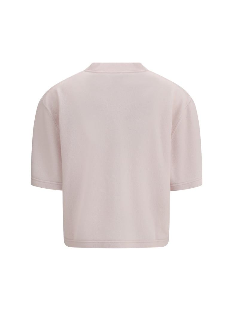 cropped t-shirt skin pink by Selfnex