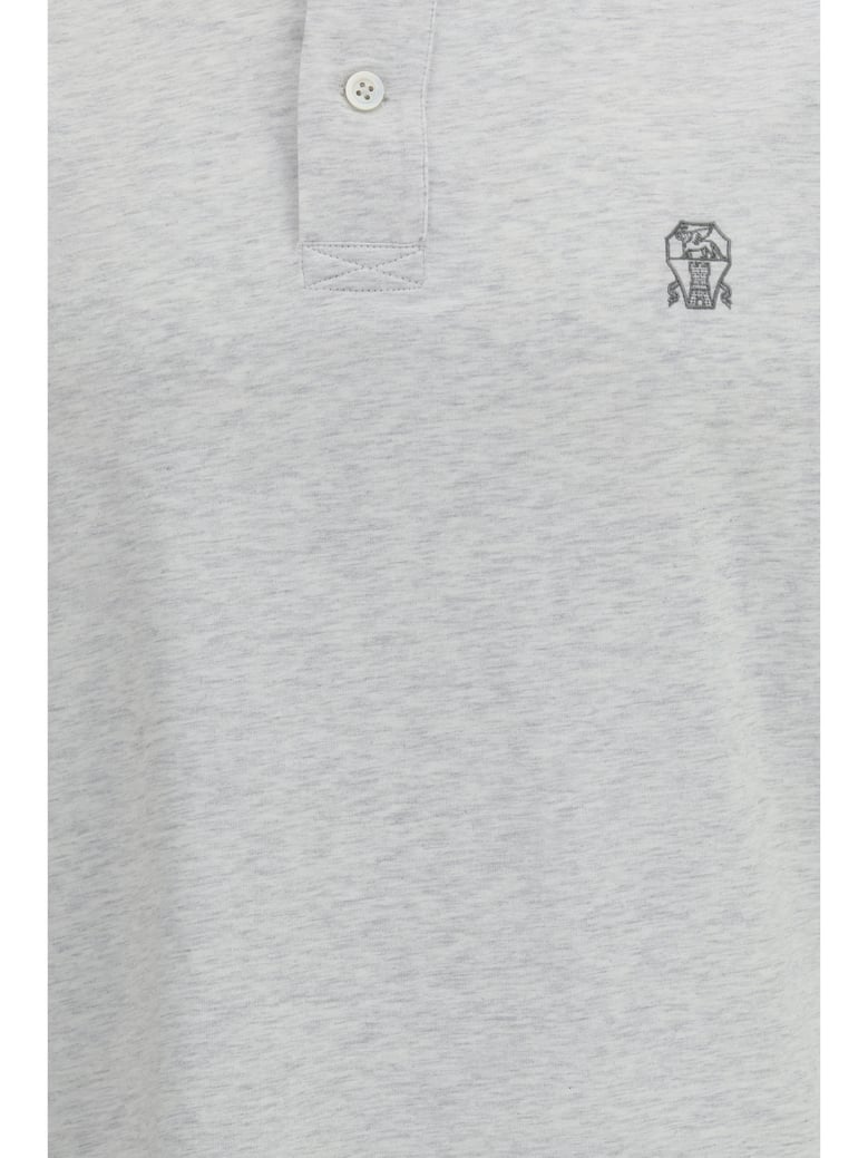 polo shirt pearl/white by Selfnex