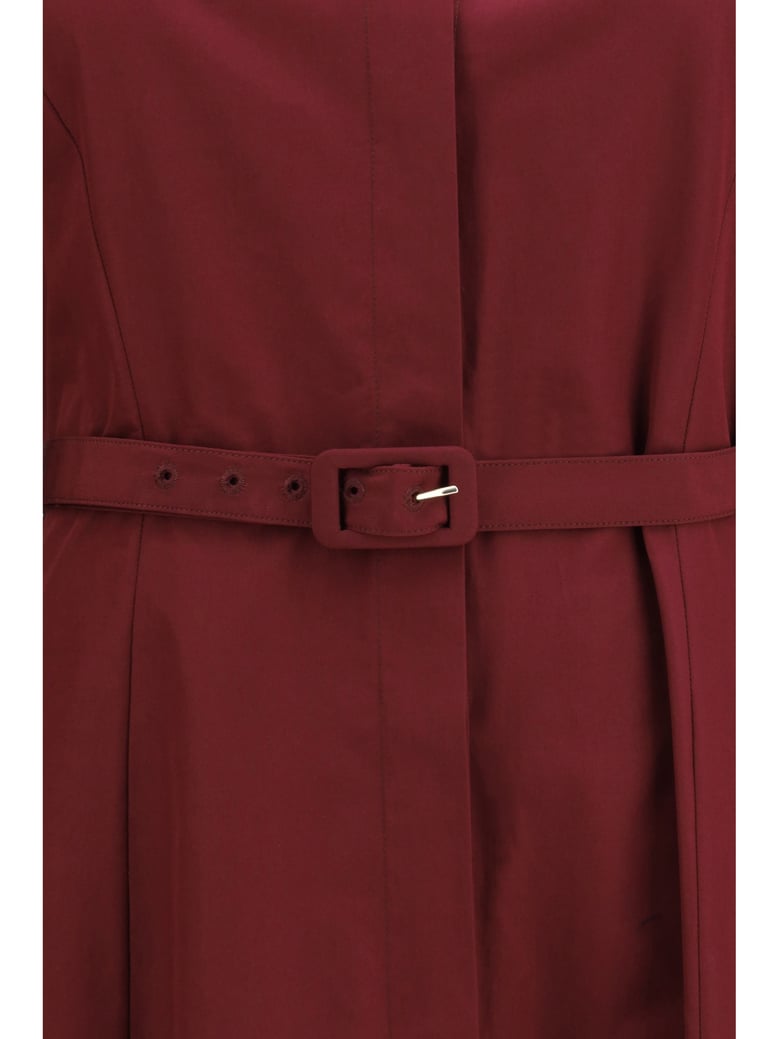 maxi shirtdress carmina bordeaux by Selfnex