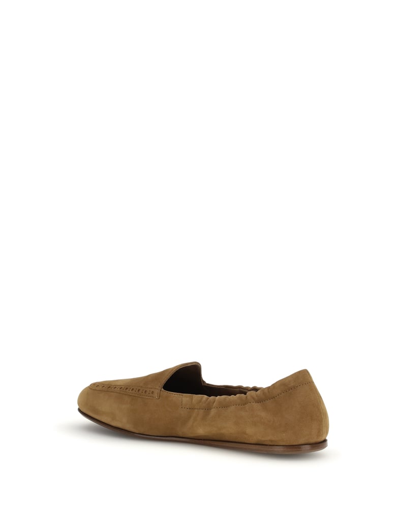 suede loafers walnut by Selfnex