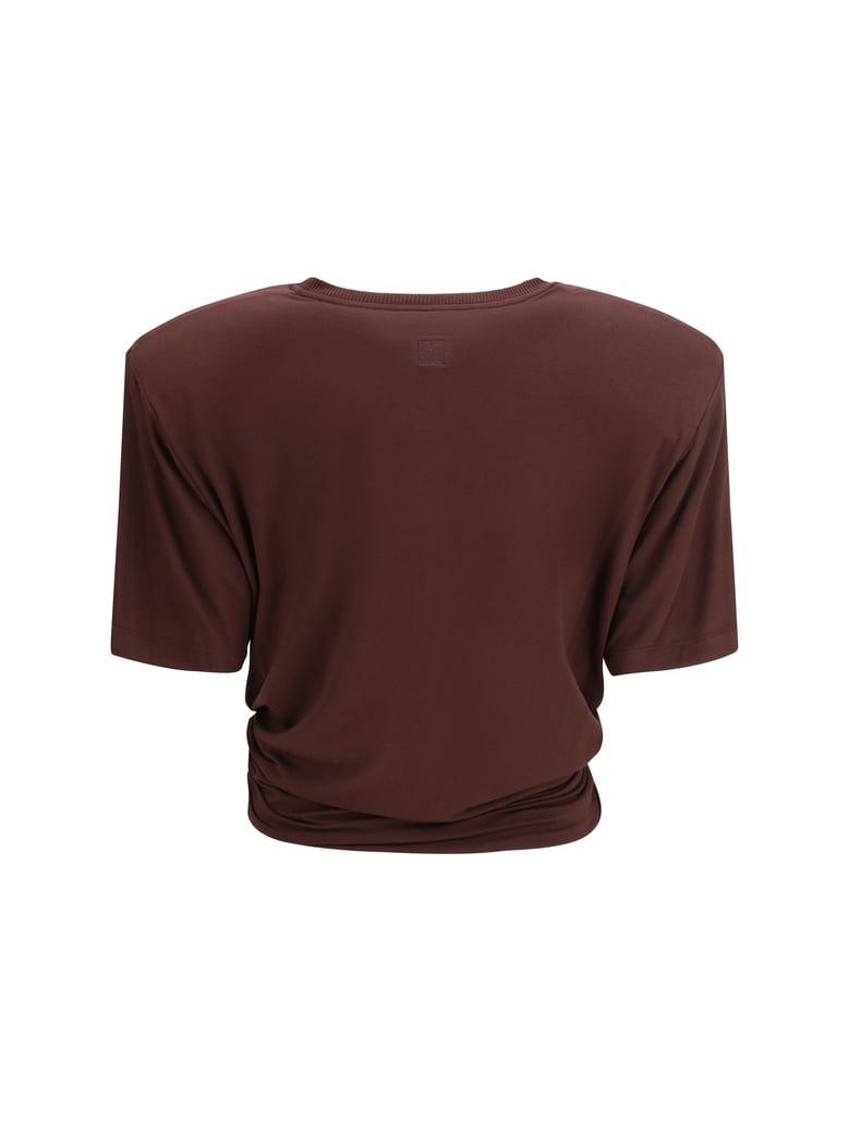t-shirt knotted brown by Selfnex