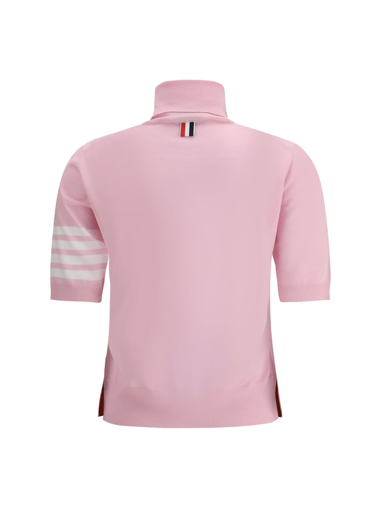 turtleneck sweater light pink by Selfnex
