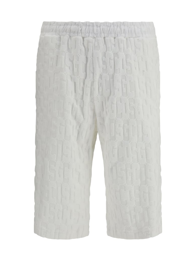 shorts monogram optic white by Selfnex
