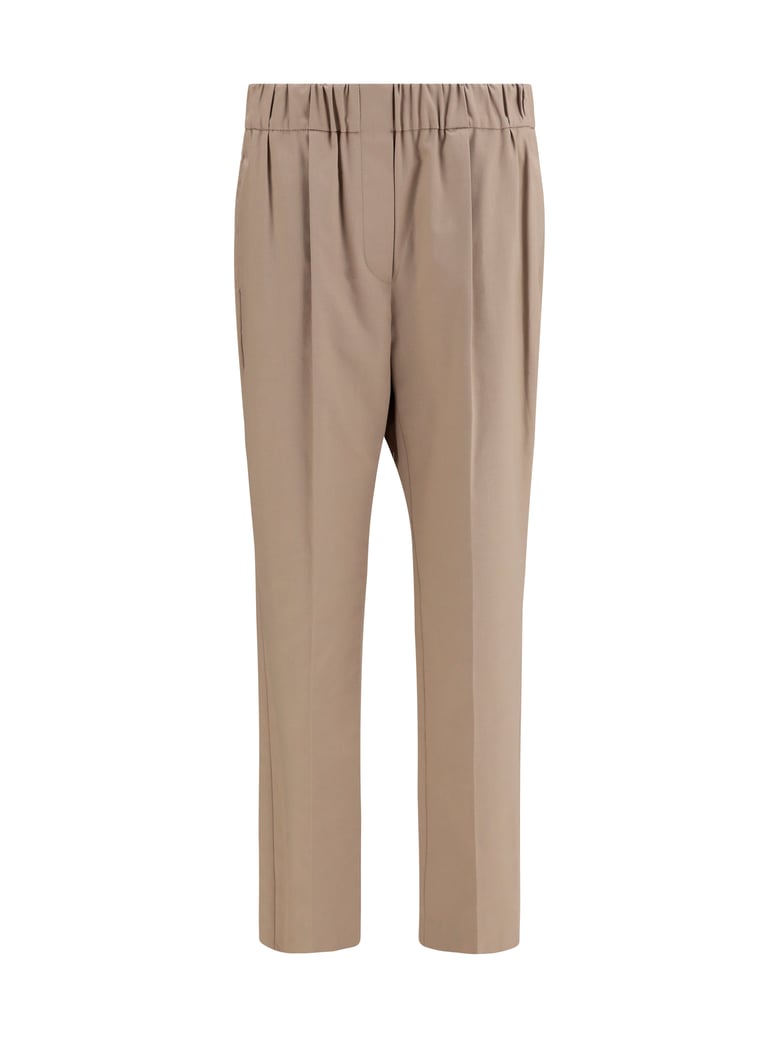 cotton trousers bleeker beige by Selfnex