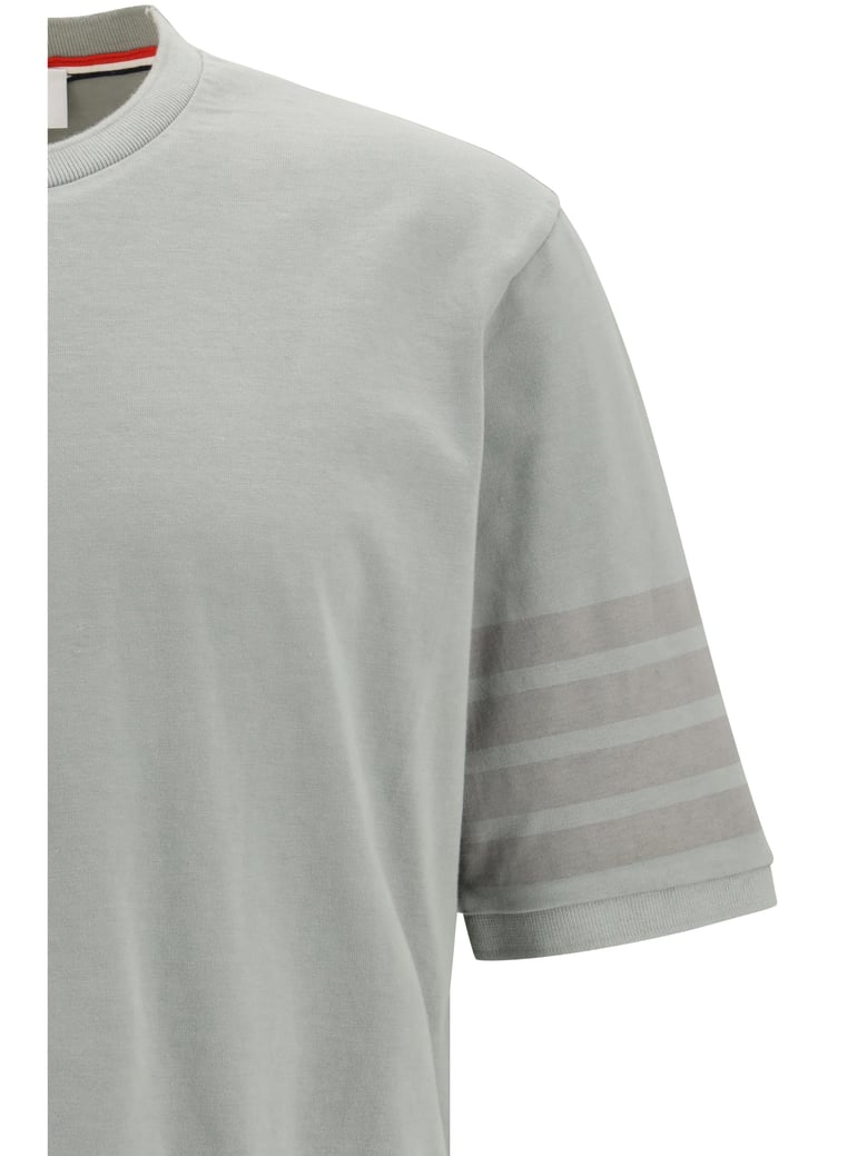 t-shirt 4-bar cotton light grey by Selfnex