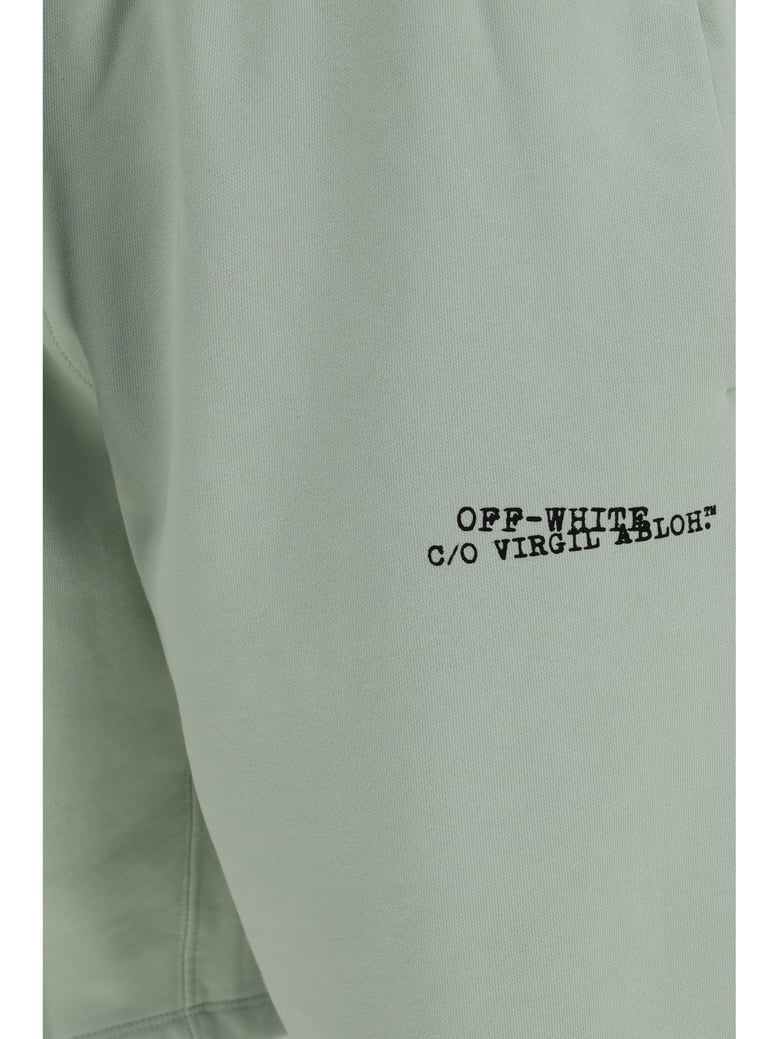 sweat shorts type machine arrow fade out mint by Selfnex