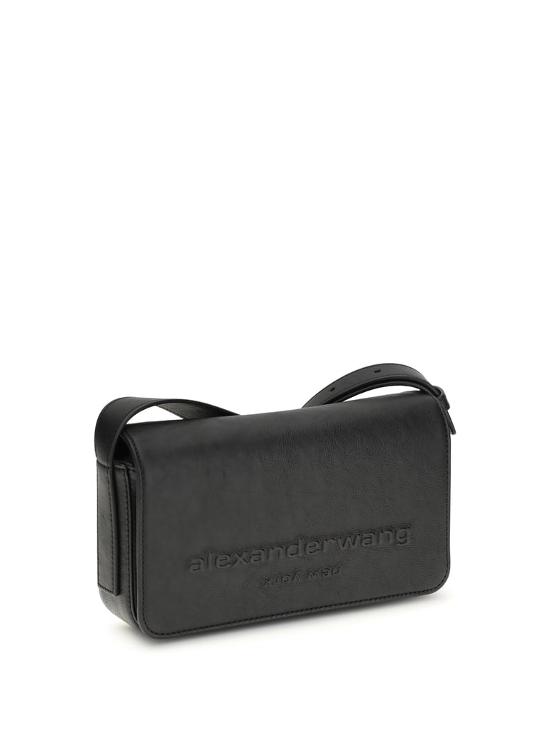 shoulder bag black calf leather by Selfnex