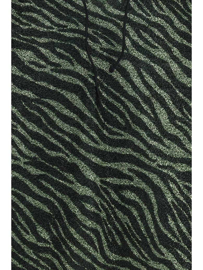 mini dress lumière animalier green/black by Selfnex