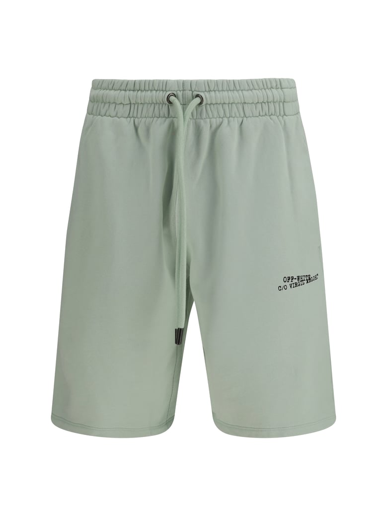 sweat shorts type machine arrow fade out mint by Selfnex