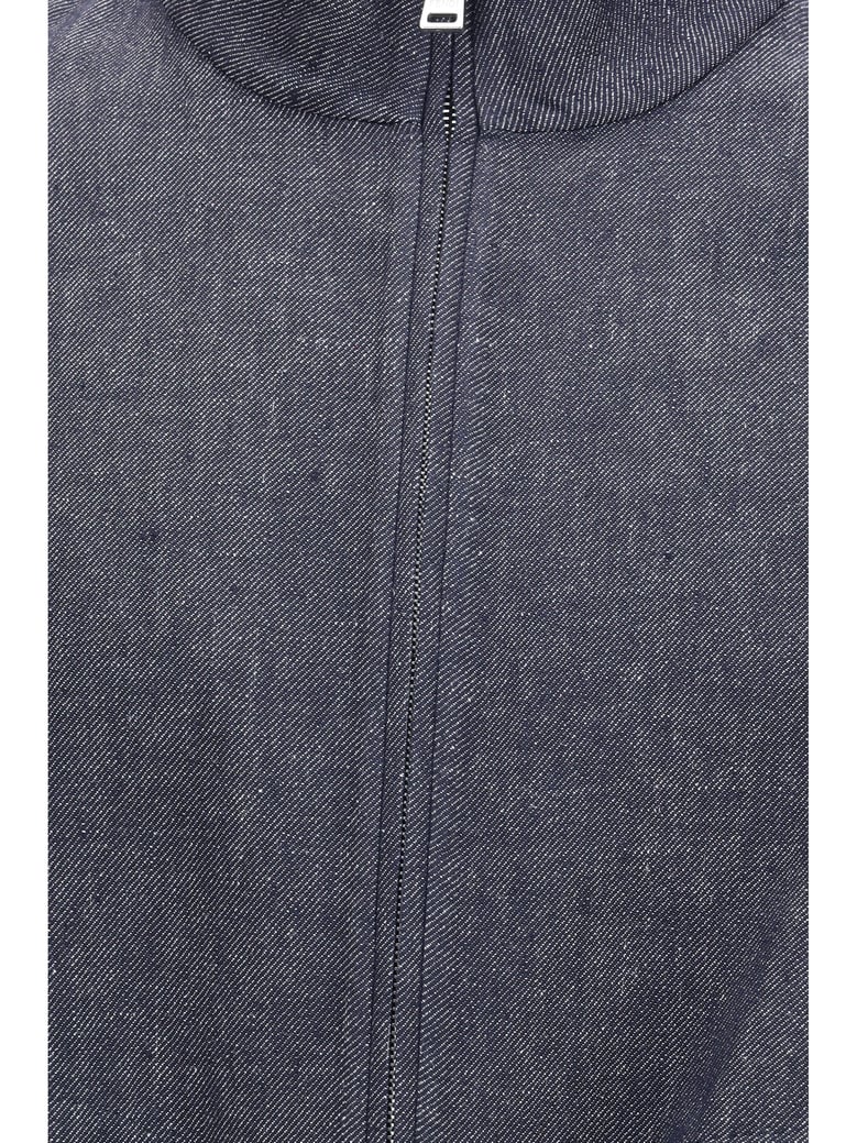 denim jacket reversible dark blue by Selfnex