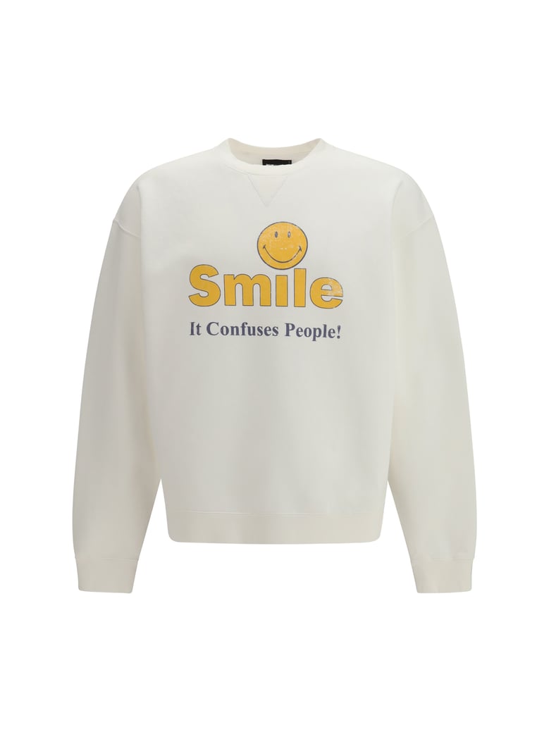 sweatshirt graphic print white by Selfnex
