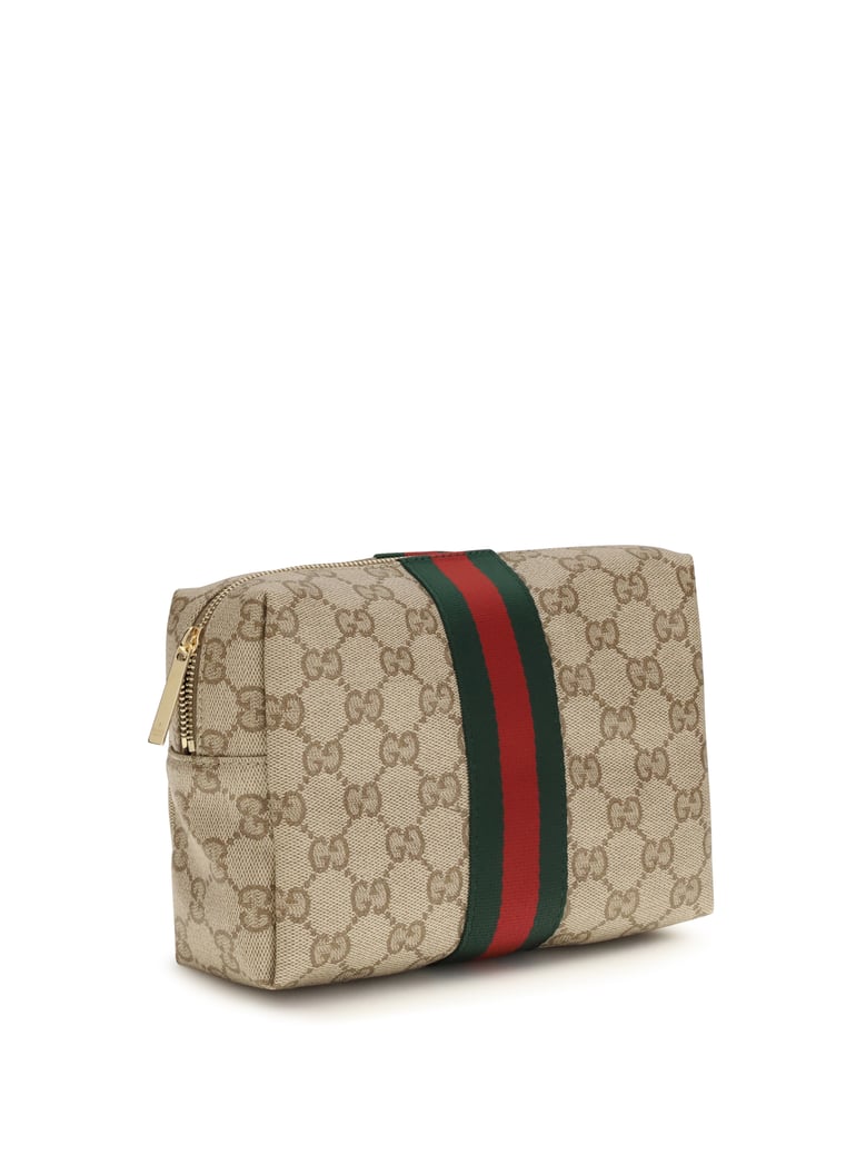 beauty case with web stripe by Selfnex