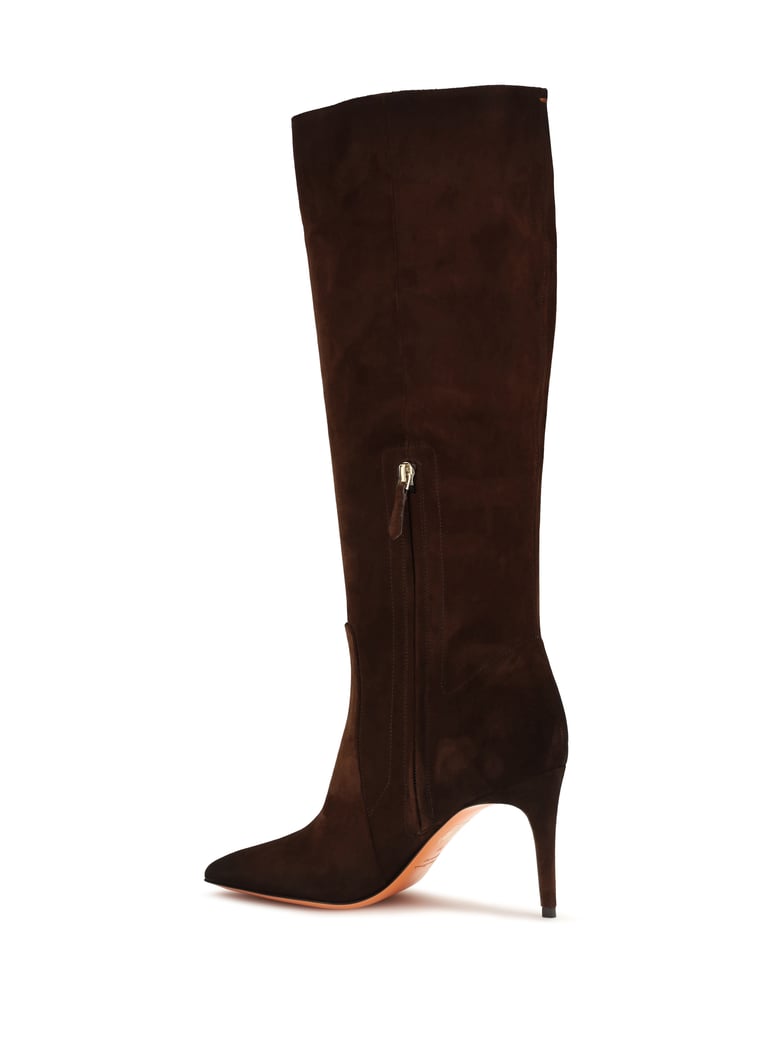 boots pointed high brown by Selfnex