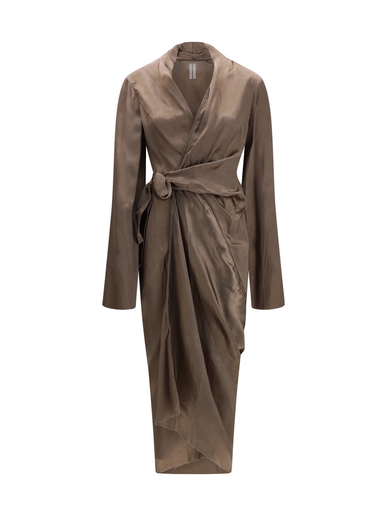 dress asymmetric wrap cupro by Selfnex