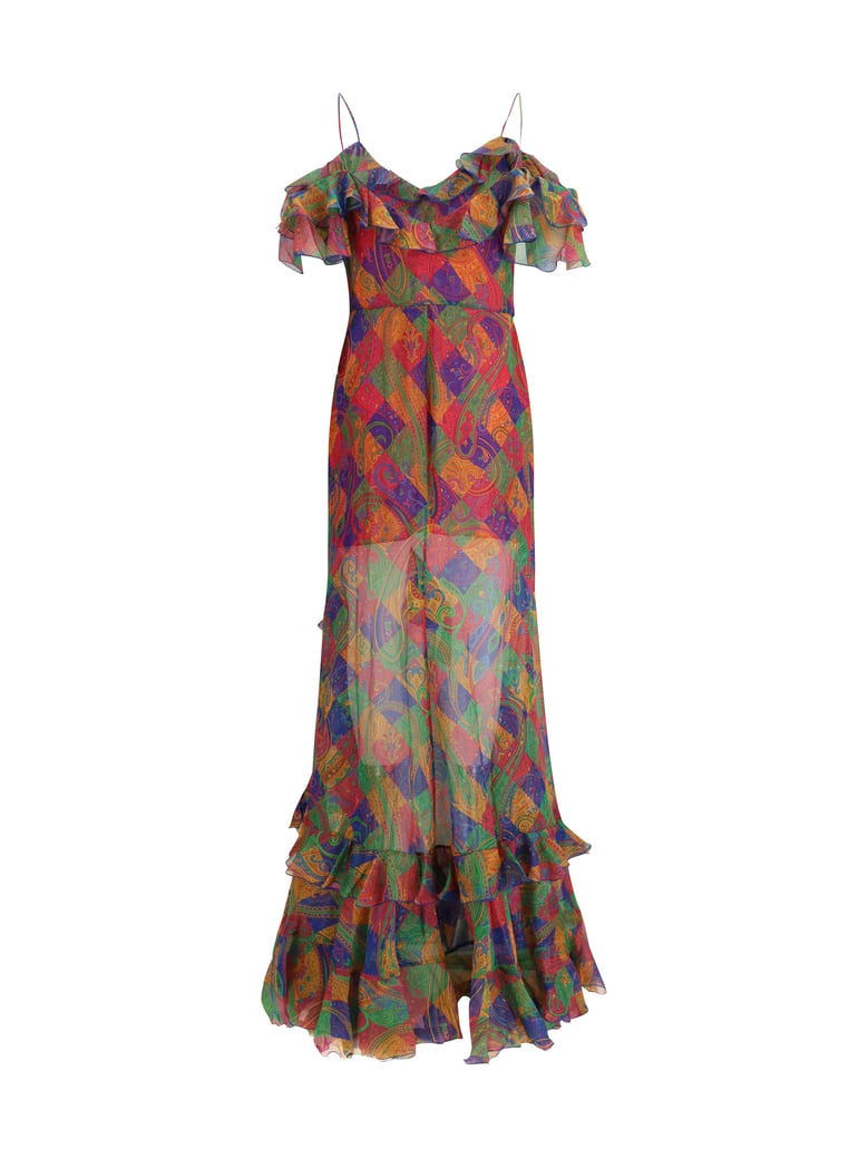 dress silk multicolour by Selfnex