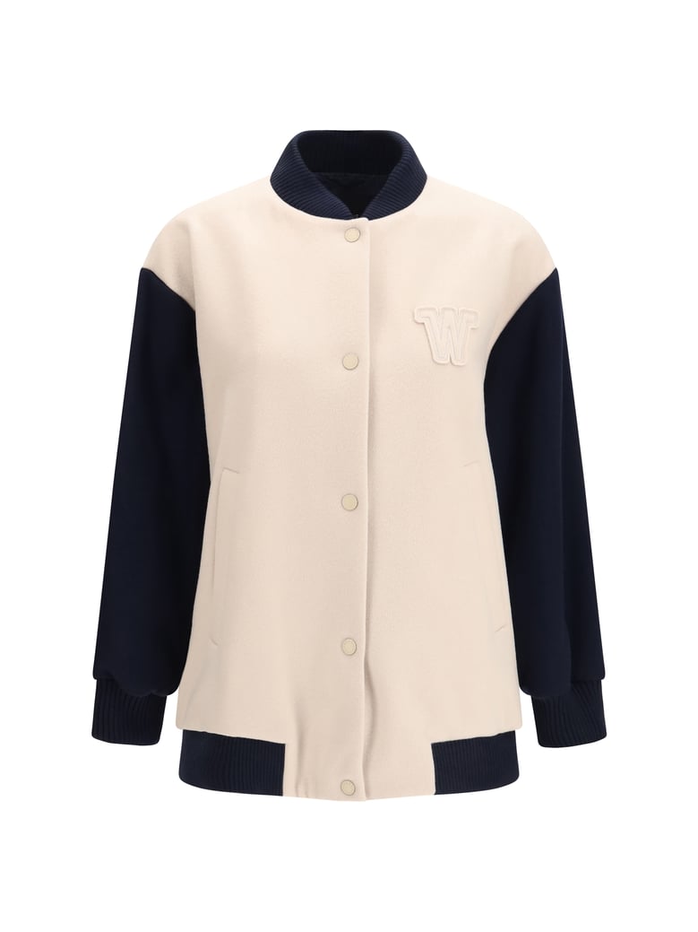 bomber jacket double wool by Selfnex