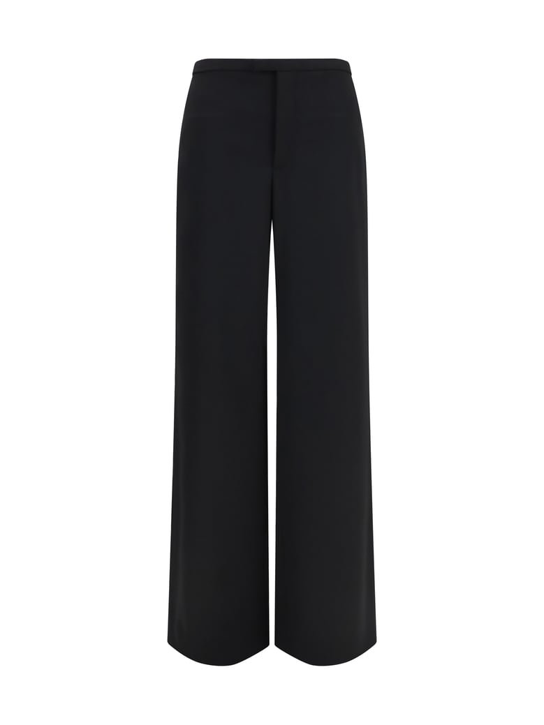 pants lightweight wool black by Selfnex