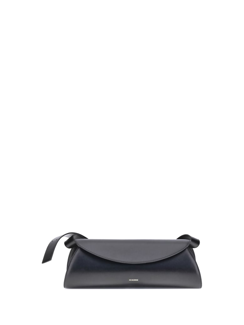 shoulder bag cannolo black calf leather by Selfnex