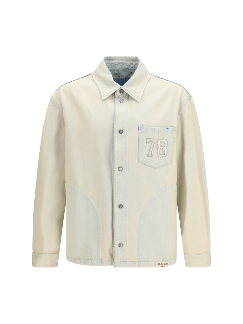 denim jacket work light sand by Selfnex