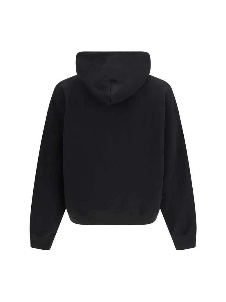 hoodie big logo bookkish over black/white by Selfnex