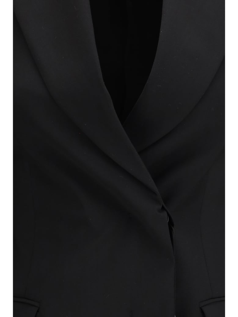 wool blazer black by Selfnex