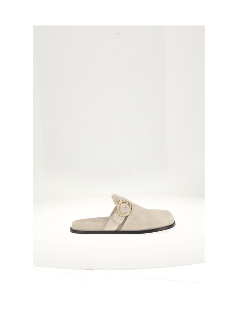 flat lace-up shoes trench beige by Selfnex