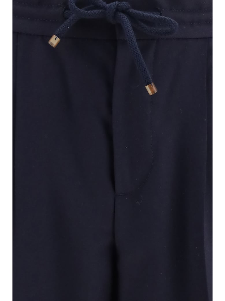 pants virgin wool blue by Selfnex