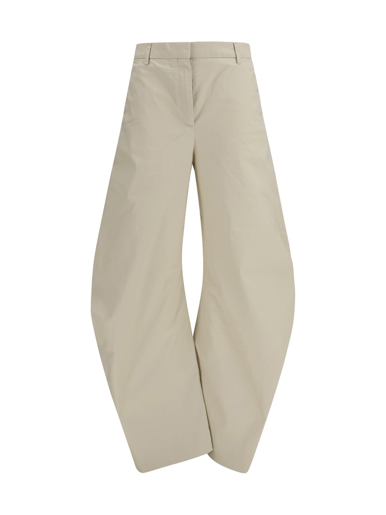 tailored trousers light beige by Selfnex
