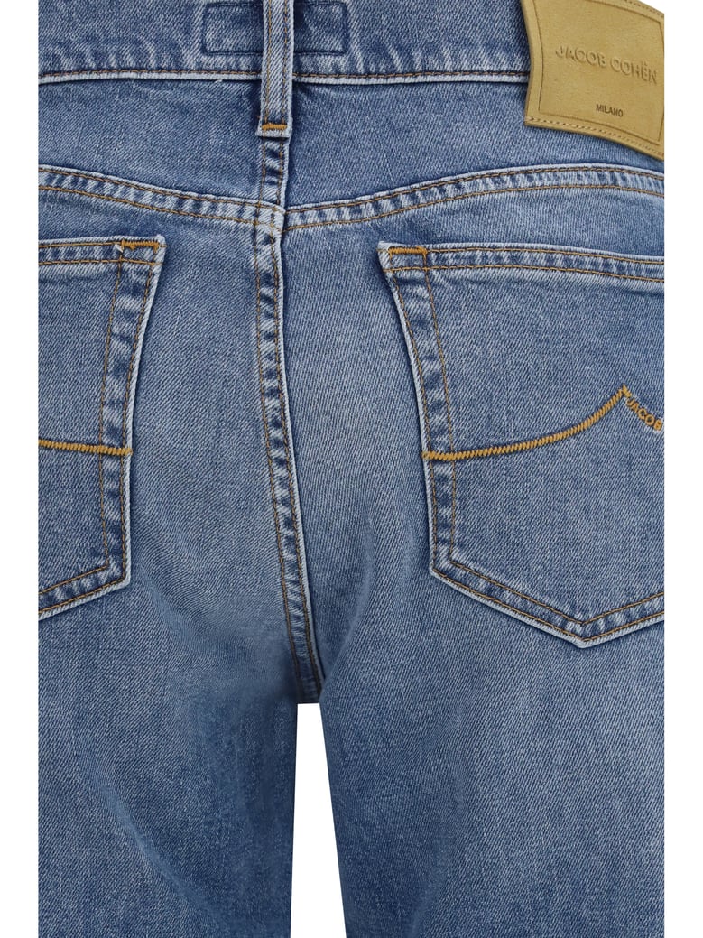 jeans claire mid-rise medium blue by Selfnex
