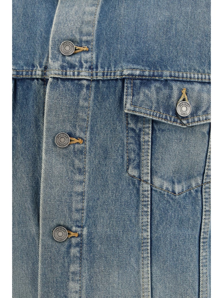 denim trucker jacket sky blue by Selfnex