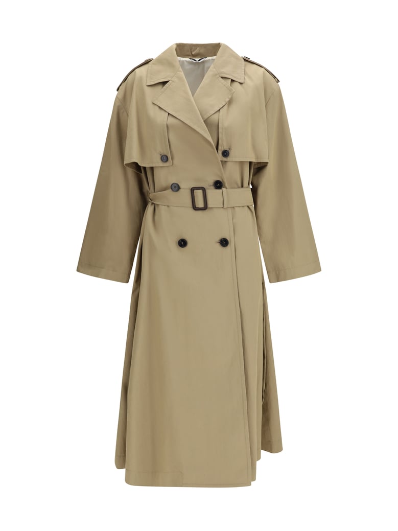trench coat oversized hazelnut by Selfnex