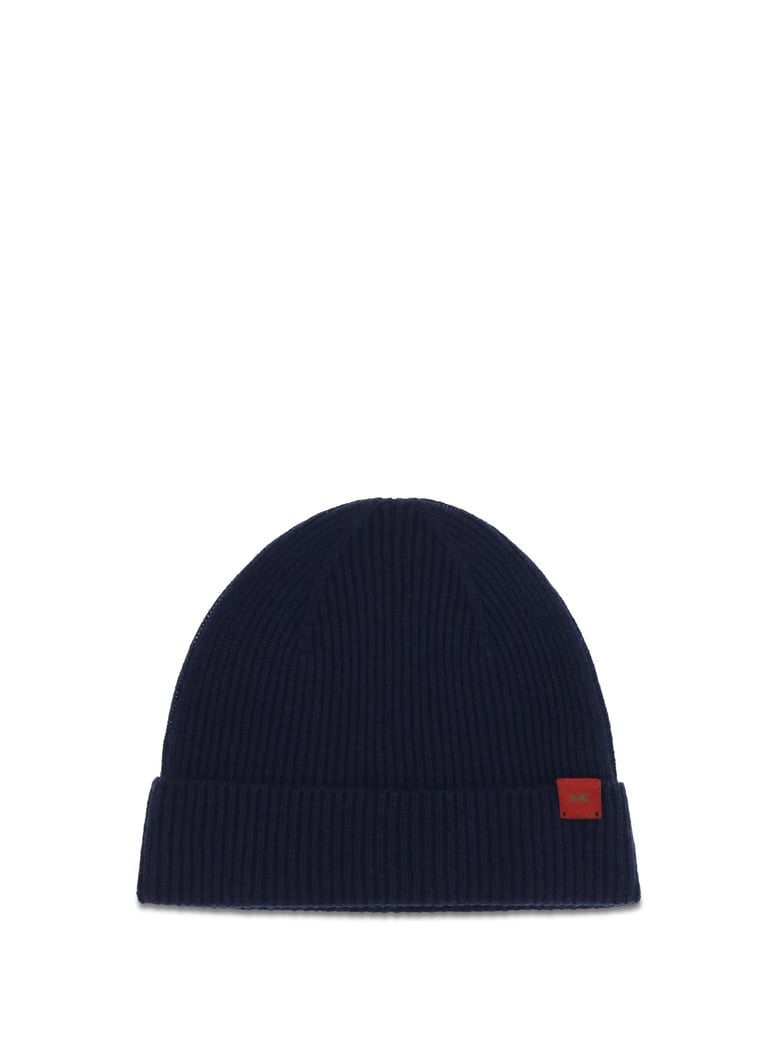 wool beanie hat blue by Selfnex