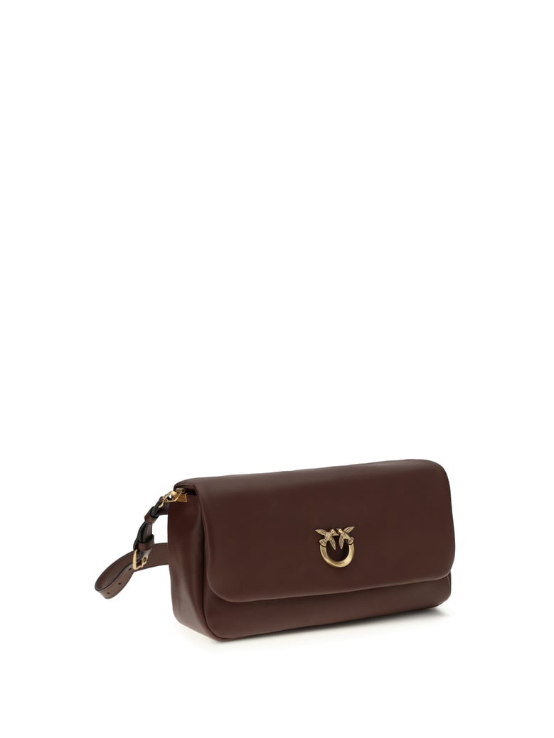 shoulder bag baguette soft burgundy calf leather by Selfnex