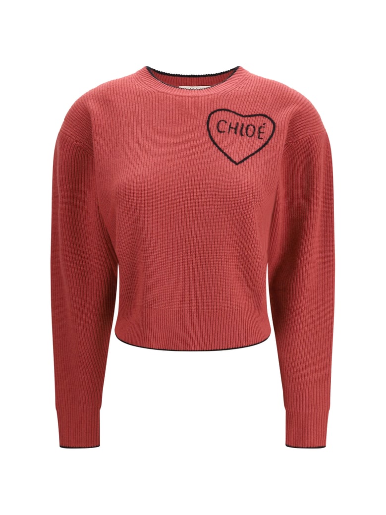 cropped pullover coppery pink by Selfnex