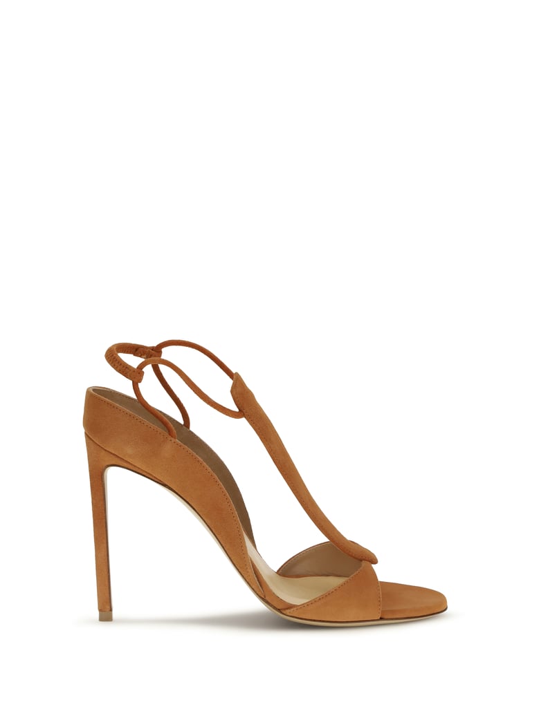 sandals suede pumpkin by Selfnex
