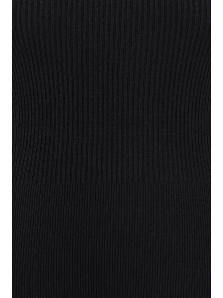 bodysuit ribbed viscose black by Selfnex