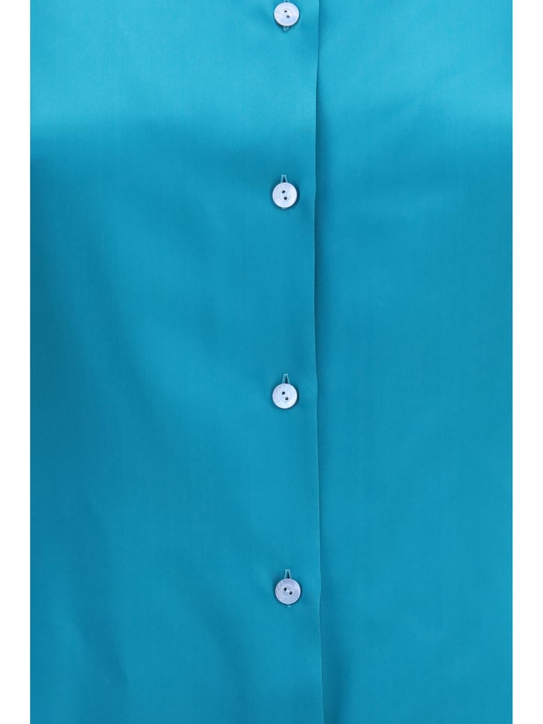 shirt silk satin twilight sea by Selfnex