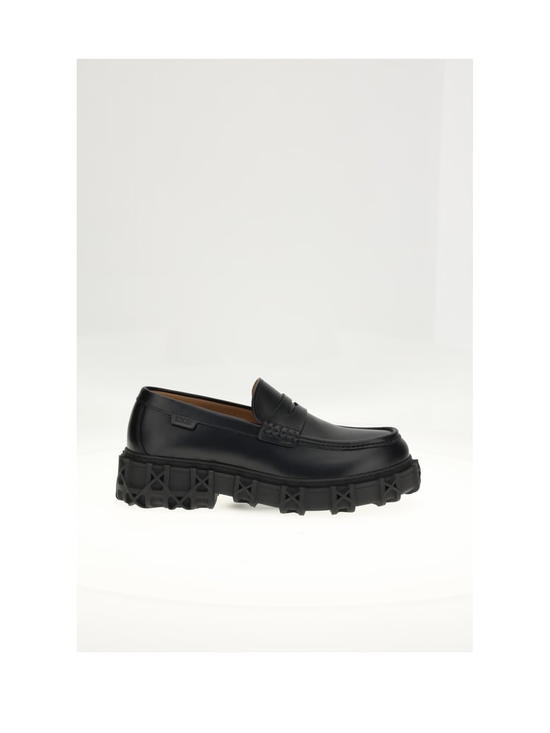 loafers calf leather black by Selfnex