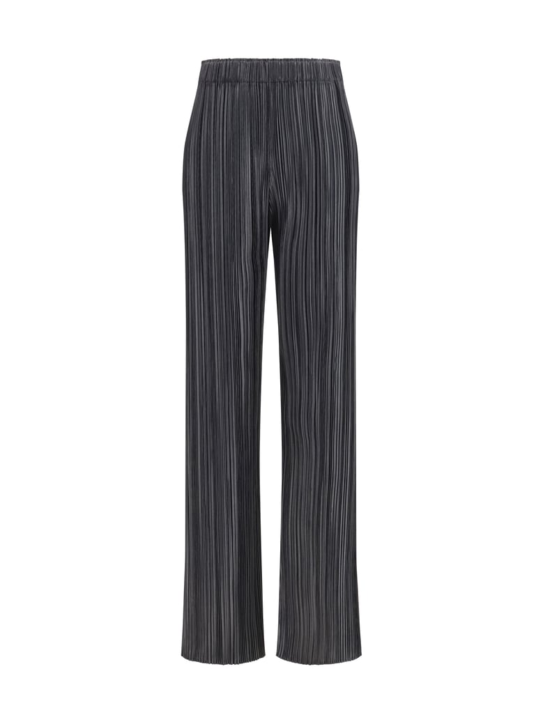 pleated pants razor black by Selfnex