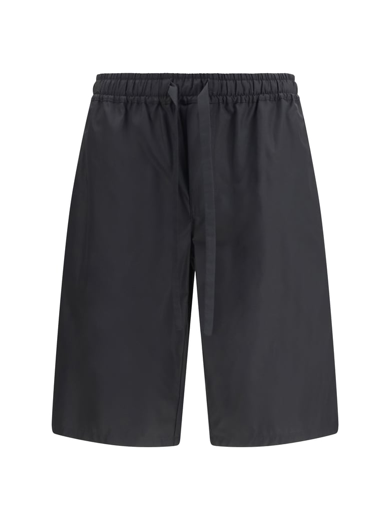 drawstring shorts black by Selfnex