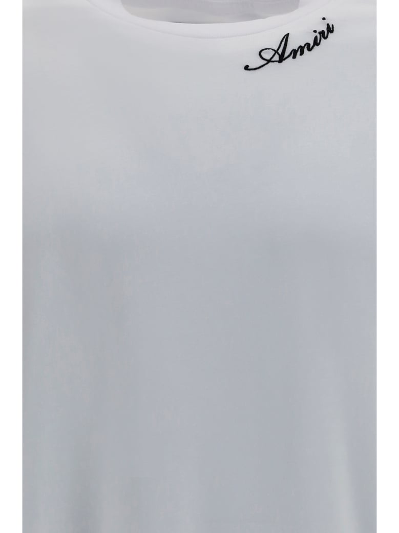 t-shirt with embroidered logo, white by Selfnex