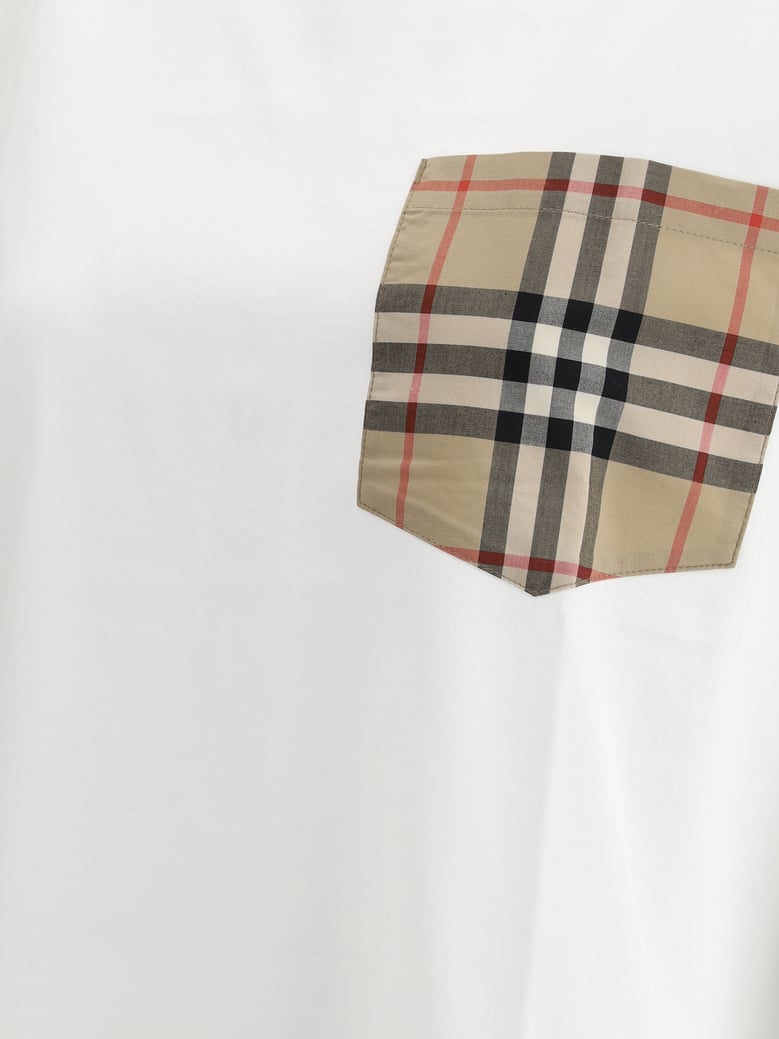 t-shirt archive check white by Selfnex