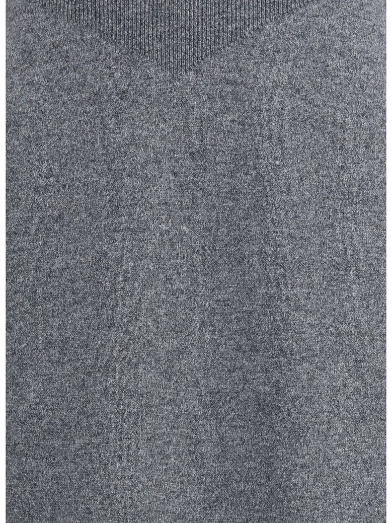 knit dress medium grey cashmere by Selfnex